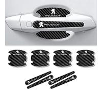 BEDPET 8 Pièces Protecteur de poignée de Porte de Voiture Pour Peugeot 308 SW 2017-2021 Peugeot 308 SW 2013-2017, Voiture Autocollant Cuvette Porte Anti-Rayures