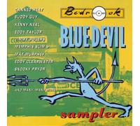 BEDROCK BLUE DEVIL SAMPLER - VARIOUS CD UK ISSUE PRESSED IN FRANCE BEDROCK 1990 19 TRACK COMPIALTION FEATURING BUDDY GUY, EDDIE TAYLOR, EDDY CLEARWATER, JESSE TAYLOR AND CANNED HEAT (BEDCD18)