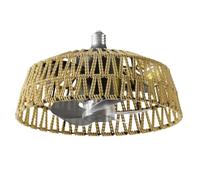 Bedroom Ceiling Fan - 28cm Wind Blower, LED Fan with Remote, 3 Speed Dimmable, Light Fixture, Ceiling Accessory for Bedroom Kitchen Nursery Farmhouse Indoor Living Room and Energy Efficient Air