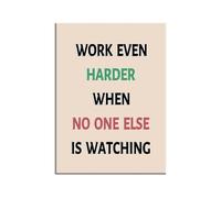 Bedroom Decor for Teens Motivational Canvas Poster Work Hard Inspirational Wall Art Quotes Teenager Room(Unframed,08x12inch(20x30cm))