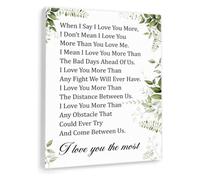 Bedroom Decor Poster Relationship Reminder Canvas Print Office Wall-Art | Every glance reminds why chose each other again forever always(Magnetic,08x12inch(20x30cm))