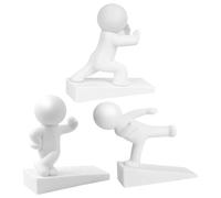 Bedroom Door Stopper- Decorative Living Room Support, 12cm Length Hardware, Professional Versatile Positioning Device With Wedge Shape | Safety Holder For Apartments Together Dormitories