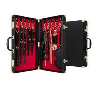 Bedroom Fantasies - Coffret BDSM 11 pièces - accessoires bondage cuir noir