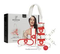 Bedroom Fantasies - Costume infirmière 8 pièces - rouge et blanc