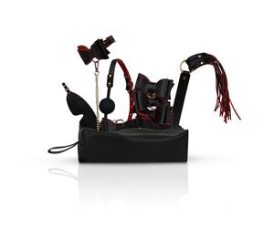 Bedroom Fantasies - Crimson & Ebony - Set de Luxe 8 Pièces