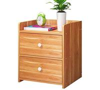 Bedroom Locker Double Pumping Bathroom Living Room Corridor Household 33X26X40cm Storage Box (Color : Cherry) (Sandalwood)