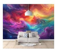 Bedroom Mural Self-adhesive Wallpaper 3D Colorful nebula, fantasy universe, starry sky 100x70cm Photo Modern Living Room Wall Background Tv Sofa Study Home Decoration