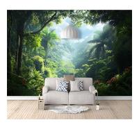 Bedroom Mural Self-adhesive Wallpaper 3D Forest fog landscape 100x70cm Photo Modern Living Room Wall Background Tv Sofa Study Home Decoration Art