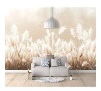 Bedroom Mural Self-adhesive Wallpaper 3D Vintage hand painted white reed gray 100x70cm Photo Modern Living Room Wall Background Tv Sofa Study Home Decoration Art