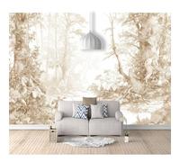Bedroom Mural Self-adhesive Wallpaper 3D Vintage trees jungle beige 100x70cm Photo Modern Living Room Wall Background Tv Sofa Study Home Decoration