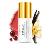 bedrop Sun Balm SPF 50+ Soin à lèvres teinté avec gelée royale, manuka et parfum délicat de vanille - Protection solaire avec SPF contre les dommages causés par le soleil