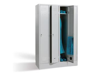 Bedrunk Hirth Bedrunk Hirth Armoire vestiaire 2 compartiments avec serrure à loquet rotatif Quantité:1