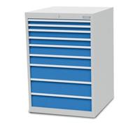 Bedrunk Hirth Bedrunk Hirth Armoire à tiroirs T736 R 24-24 avec 9 tiroirs 2x50 2x75 2x100 3x150 mm Quantité:1