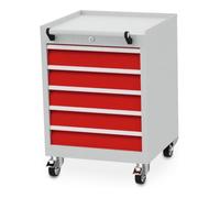 Bedrunka+Hirth Bedrunka+Hirth Armoire mobile à tiroirs T 500 R 18-16 avec 5 tiroirs Quantité:1