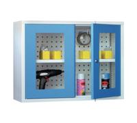 Bedrunka+Hirth Bedrunka+Hirth Armoire murale avec 2 portes à fenêtres et dos perforé Quantité:1