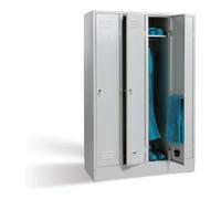 Bedrunka+Hirth Bedrunka+Hirth Armoire vestiaire 3 compartiments avec serrure à loquet rotatif Quantité:1