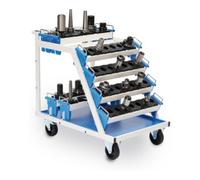 Bedrunk Hirth Bedrunk Hirth Chariot de transport CNC, 6 porte-outils CNC 600, 1 tablette métal Quantité:1