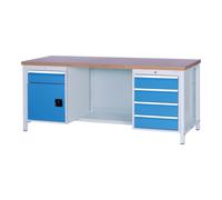 Bedrunka+Hirth Bedrunka+Hirth Établi à caisson 2000 avec 5 tiroirs et 1 porte battante Quantité:1