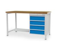 Bedrunka+Hirth Bedrunka+Hirth Établi à caisson R 18-24 avec 4 tiroirs 4x150 mm I×P×H 2000x750x959 mm Quantité:1