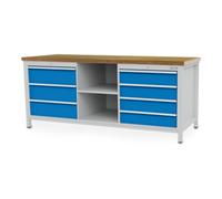 Bedrunka+Hirth Bedrunka+Hirth Établi à caisson R 24-24 avec 7 tiroirs I×P×H 750×2000×959 mm Quantité:1