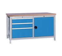 Bedrunka+Hirth Bedrunka+Hirth Établi avec caisse, 1 porte 600 mm et 3 tiroirs Quantité:1