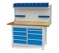 Bedrunka+Hirth Bedrunka+Hirth Établi avec caisson R 18-24 avec 8 tiroirs LxPxH 1500x750x959 mm Quantité:1