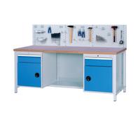 Bedrunka+Hirth Bedrunka+Hirth Établi coffre 2000/500 avec 2 tiroirs et 2 portes battantes Quantité:1