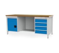 Bedrunka+Hirth Bedrunka+Hirth Établi coffre R 18-24 avec 5 tiroirs L×P×H 2000x750x959 mm Quantité:1