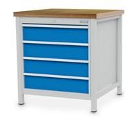 Bedrunk Hirth Bedrunk Hirth Établi coffre R 24-24 avec 4 tiroirs L×P×H 810x750x959 mm Quantité:1