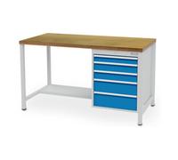 Bedrunka+Hirth Bedrunka+Hirth Établi coffre Série 1500/500 R 18-24 avec 5 tiroirs L×P×H 1500x750x859 mm Quantité:1