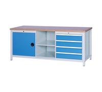 Bedrunka+Hirth Bedrunka+Hirth Établi Kastenwerkbank 2000 avec 4 tiroirs et 1 porte battante Quantité:1