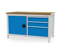 Bedrunka+Hirth Bedrunka+Hirth Établi R 24-24 avec 3 tiroirs et porte L×P×H 1500x750x959 mm Quantité:1