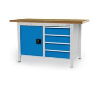 Bedrunka+Hirth Bedrunka+Hirth Établi série 1500/500 avec 4 tiroirs L×P×H 1500x750x959 mm Quantité:1