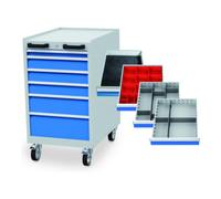 Bedrunka+Hirth Bedrunka+Hirth Servante d’atelier armoire à tiroirs avec 6 tiroirs, assortiment de rangement inclus Quantité:1