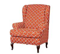 BEDSETS Élastique Housse de Fauteuil d'oreille 2 Pièce, Universel Extensible Wingback Housses avec Fauteuil Housses Amovible Salon Housse de Canapé Antidérapante Lavable (F)