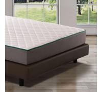 Bedshire Essential Matelas français 140 x 195 en Mousse à mémoire de Forme orthopédique 23 cm, Doublure Coton et Tissu Respirant, fabriqué en Italie 100%