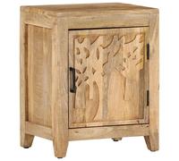 Bedside Cabinet 15.7"x11.8"x19.7" Solid Mango Wood vidaXL