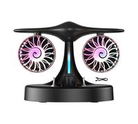 Bedside Fan - 3 Speed Misting Double Cooling System | Personal Quiet Desk Fan Humidifying Airflow Technology for Home, Living Room, Office, Apartment, School, Travel or Camping Vacation