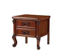 Bedside Table Bedroom Lockers Modern Style Lockers 2 Drawers Easy to Clean Suitable for The Bedroom Living Room End Tables Bedroom