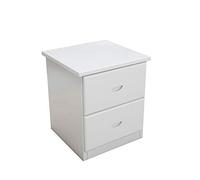 Bedside Table Lockers Bedroom Lockers 2 Drawers Easy to Clean Suitable for The Bedroom Living Room End Tables Bedroom (Color : B)
