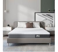 Bedstory Matelas 140x190 cm,16 cm d'épaisseur,mousse à mémoire de forme,7 Zones,anti-acariens,orthopedique, 2Places