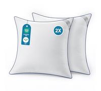 BedStory Oreillers 60x60 cm Lot de 2 - Oreillers Classiques Hypoallergéniques, Doux et Respirants, Soutien Équilibré, Qualité Hôtelière Lavable, Idéal Côté, Dos et Ventre