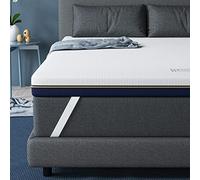 BedStory Surmatelas 140x190CM, Épaisseur 10CM, Mémoire de Forme Gel Infusé, Ergonomique, Ventilé Haute Densité, Housse Hypoallergénique Lavable