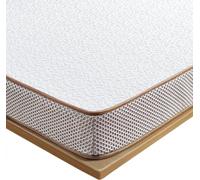 BedStory Surmatelas 160 x 200 à Mémoire de Forme de 7.5CM, Surmatelas Réversible de Haute Densité avec Gel Plus Respirant, Housse Amoivible et Lavable