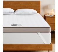BedStory Surmatelas 160 x 200 ¨¤ M¨¦Moire de Forme de 7.5CM, Surmatelas R¨¦versible de Haute Densit¨¦ avec Gel Plus Respirant, Housse Amoivible et Lavable