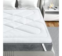 BedStory Surmatelas 180 x 200 avec Housse de Bambou, Extra Doux Antiacarien et Respirant, Surmatelas Idéal pour Canapé, Bz, Caravanes, Voyage...