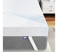 BedStory Surmatelas en gel à mémoire de forme, 140 x 200 cm, hauteur 10 cm, surmatelas en mousse gel à mémoire de forme, H3 et H4 avec housse respirante, pour caravane, canapé-lit, lit à sommier