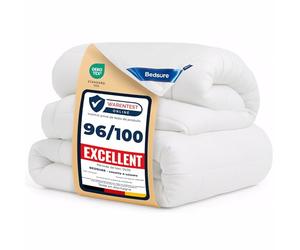 Bedsure Couette 135x200 450 g/m² Douillette - Couette 2 en 1 pour 4 Saisons