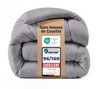 Bedsure Couette 135x200 Très Chaude - Hiver 450g/m² Simple - Gris