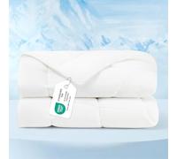 Bedsure Couette d'été réversible rafraîchissante 155x220 - Couette rafraîchissante Arc-Chill Q-Max > 0,4, Couverture d'été légère et Fine pour Sueurs Nocturnes et dormeurs Chauds